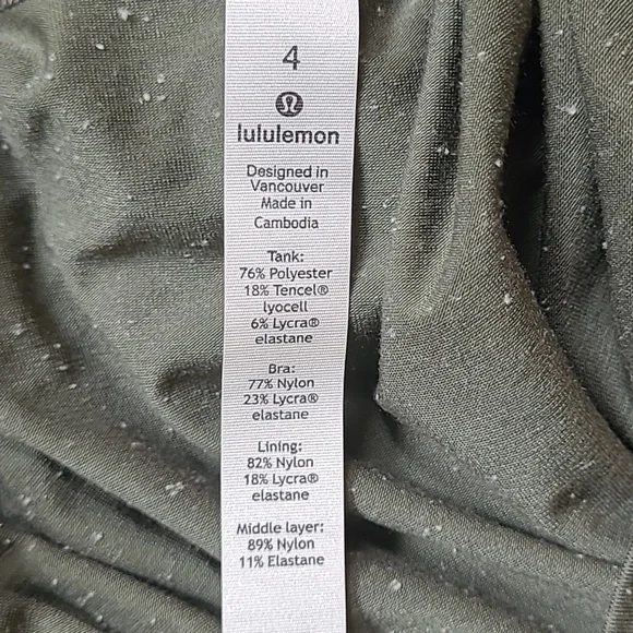 Lululemon Tied In Energy 2-in-1 Tank Top and Sport Bra - Size 4 - Picture 10 of 10